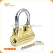 Nuevos forros de lengüeta de los surtidores de China de la venta caliente del diseño, cerradura barata de la puerta del precio de la seguridad del candado de la forma del ala de Titaniuim